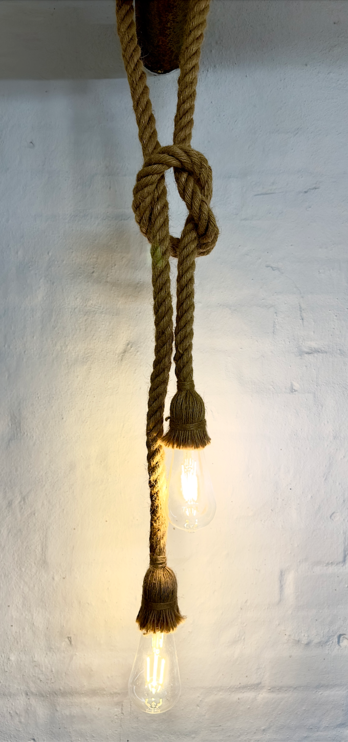 RopeLamp loftlampe med 2 hoveder
