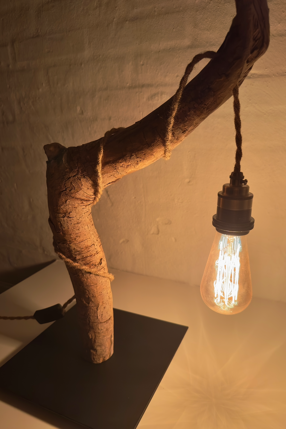 WoodLamp bordlampe naturlig gren