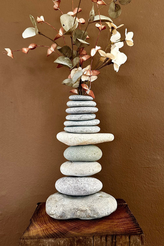 StoneCairn vase i natursten