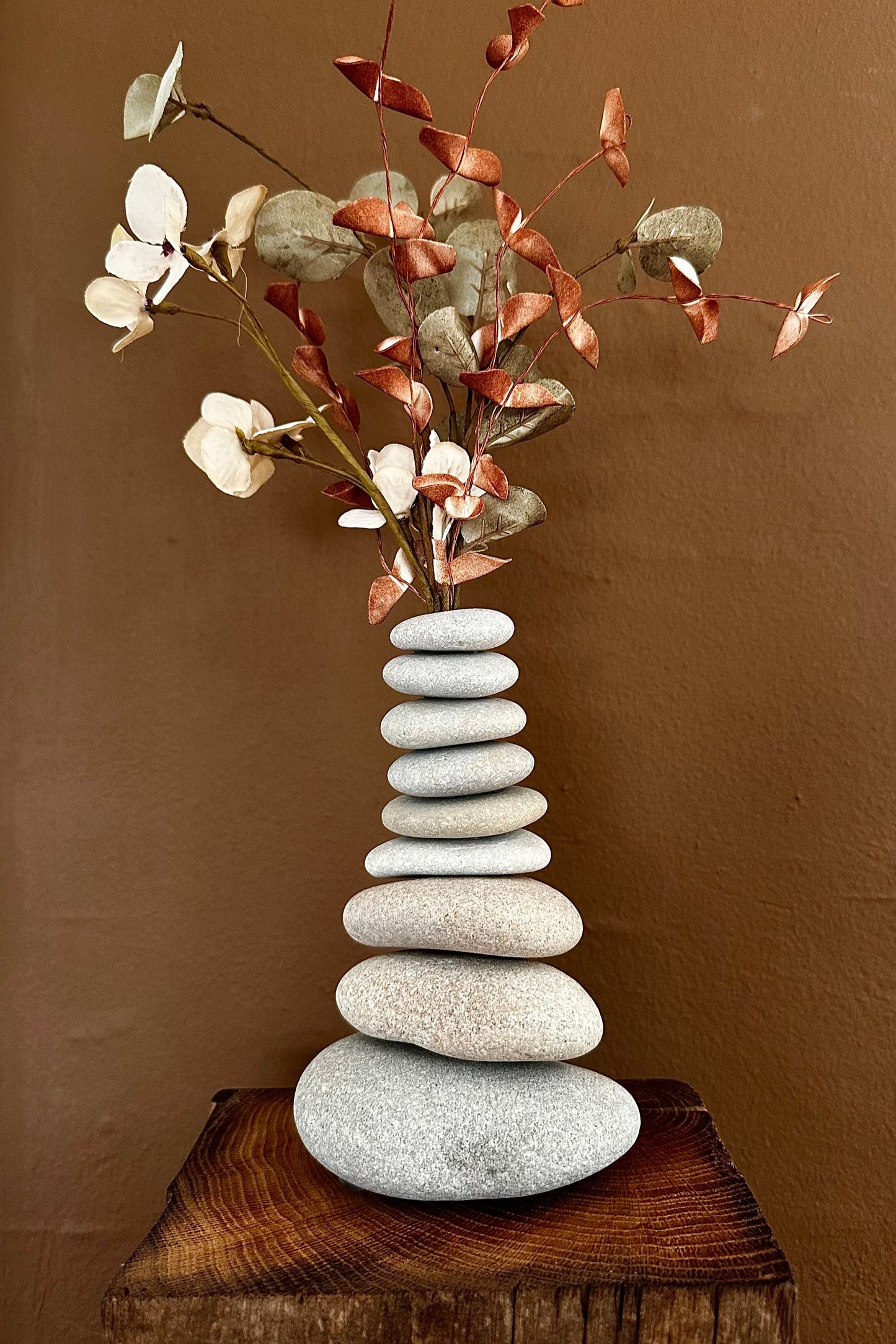 StoneCairn vase i natursten