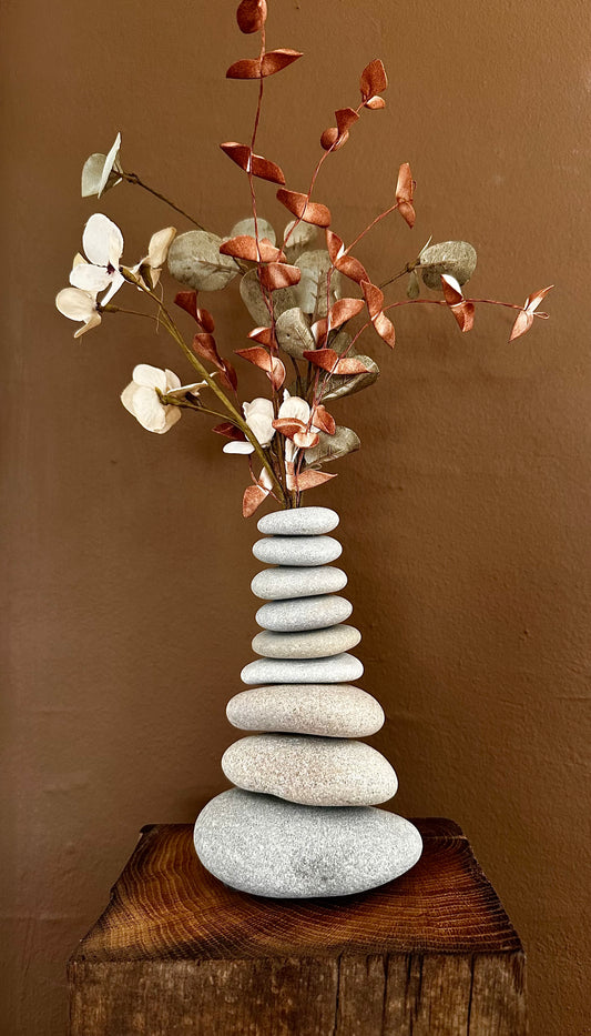 StoneCairn vase i natursten