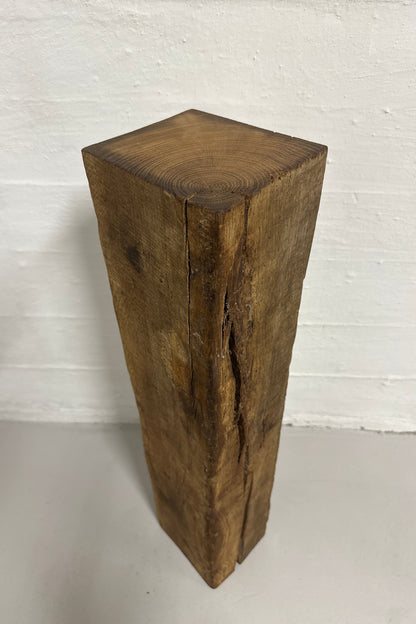 WoodPedestal piedestal stor egetræ