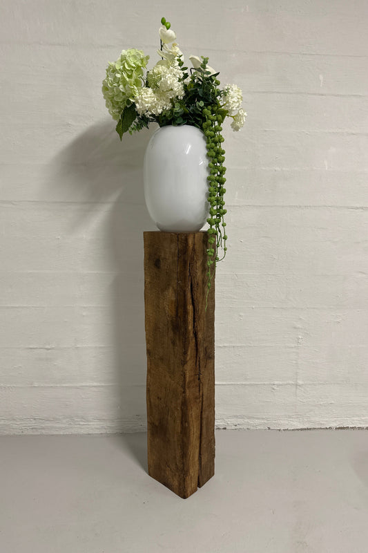 WoodPedestal piedestal stor egetræ