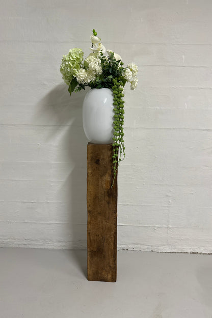 WoodPedestal piedestal stor egetræ