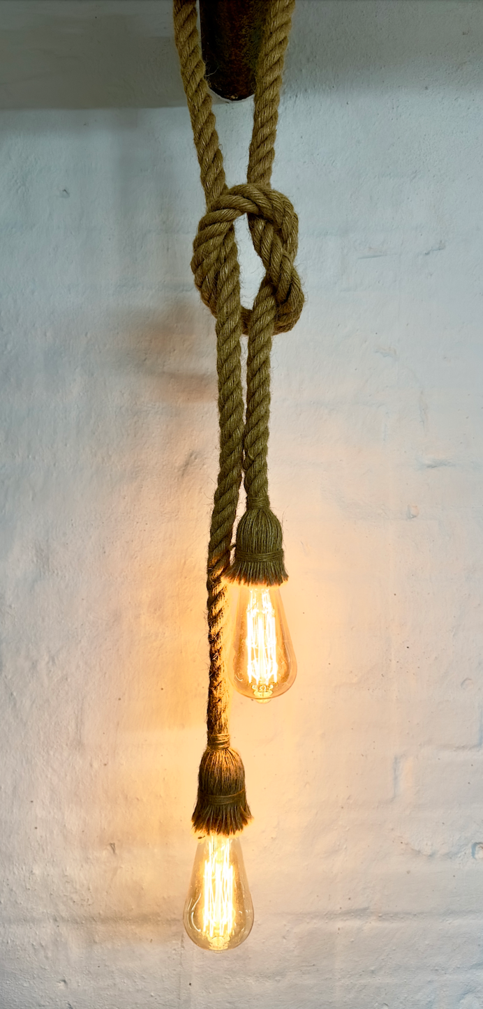 RopeLamp loftlampe med 2 hoveder