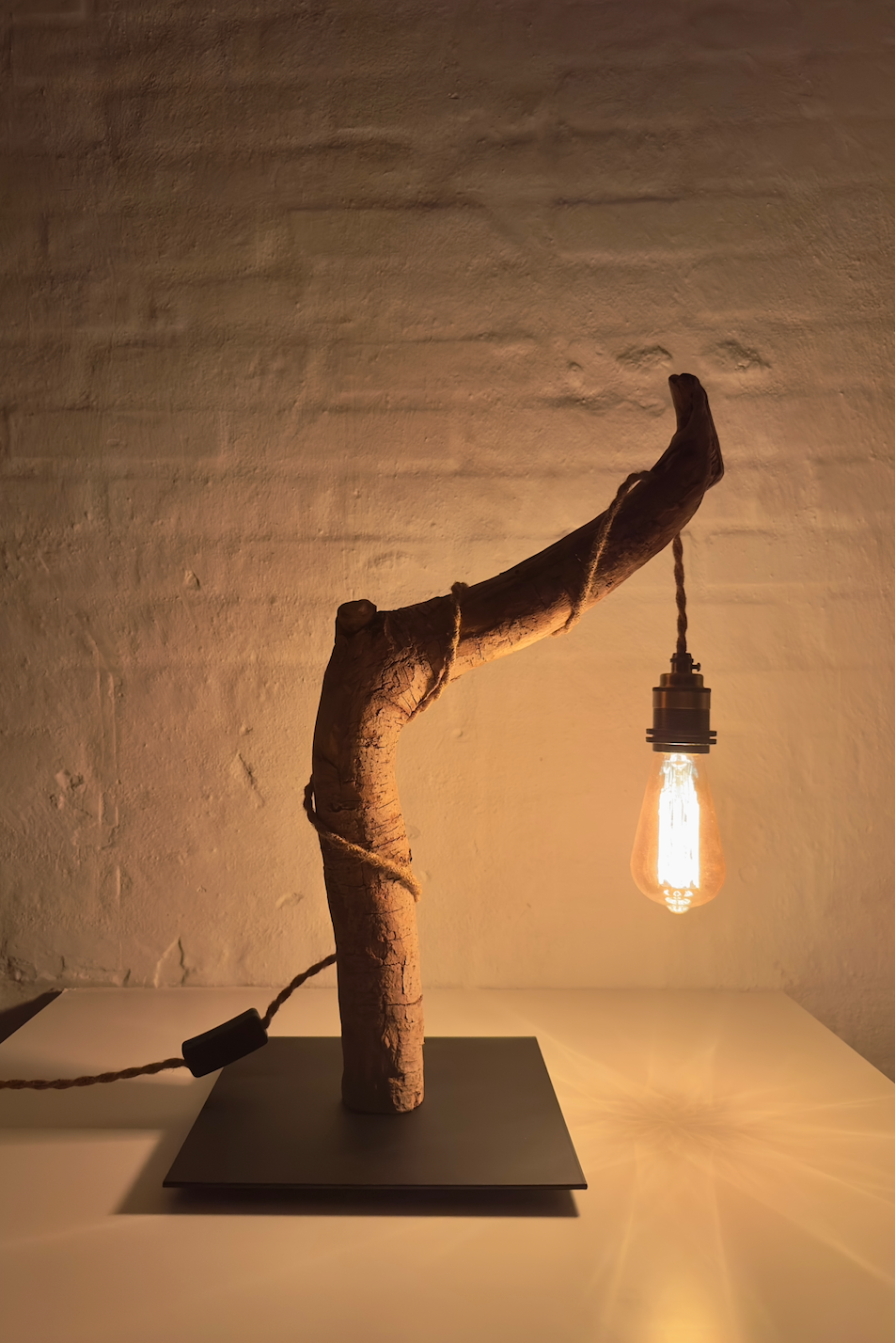 WoodLamp bordlampe naturlig gren